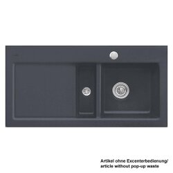 Villeroy & Boch Einbauspüle Subway 60 Becken rechts Handbedienung Classicline i4 Graphit
