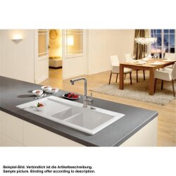 Villeroy & Boch Einbauspüle Subway 60 Becken rechts Handbedienung Classicline i4 Graphit