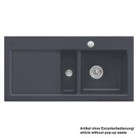 Villeroy & Boch Einbauspüle Subway 60 Becken rechts Handbedienung Classicline i4 Graphit