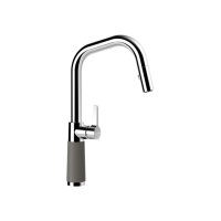 Schock Küchenarmatur SC-530 Chrom/Cristalite ausziehbarer Auslauf Asphalt GAS
