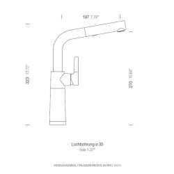 Schock Küchenarmatur SC-540 Chrom/Cristadur ausziehbarer Auslauf Magma MAG