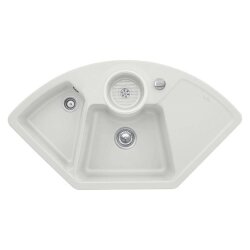 Villeroy & Boch Einbauspüle Solo Eck mit Excenterbetätigung Classicline SM Steam
