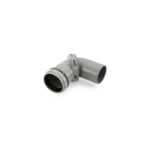 Naber HTB-S Bogen stufenlos, Abflussrohr, Winkel 0-87°, Ø 50 mm