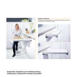 TopFlex Ausziehtisch-Beschlag, zum Einbau in Unterschrank
