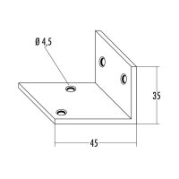 Naber Winkel 7, Verbindungsmaterial, verzinkt