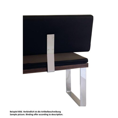 Naber Rückenlehnenbügel für Bank, Edelstahl, H 325,5 mm
