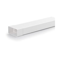 Naber COMPAIR System Ø 100 N-VRM 100 Lüftungsrohr mit Muffe, weiß Länge 1000 mm