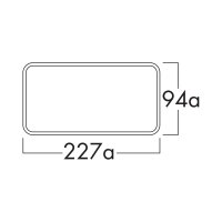 Naber COMPAIR System Ø 150 Klima-E flow 150 Mauerkasten, weiß/Edelstahl