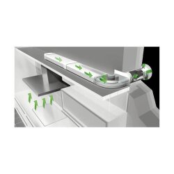 Naber COMPAIR System Ø 150 flow Star GTS 150 F Mauerkasten, innen Rechteckrohr-Anschluss