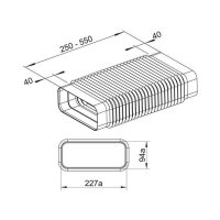 Naber COMPAIR System Ø 150 F-RBFLEX 1 System 150 Rohrbogen weiß