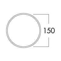 Naber COMPAIR System Ø 150 E-Klima Z 150 Zuluftmauerkasten