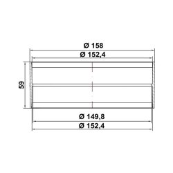Naber COMPAIR System Ø 150 flow round R-VBS 150...