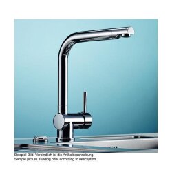 Naber LINEA Küchenarmatur Drive 1 Edelstahlfarbig Hochdruck