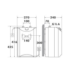 Bosch Warmwasserspeicher / Untertischgerät TR 3500