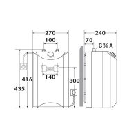 Bosch Warmwasserspeicher / Untertischgerät TR 3500