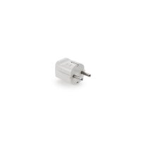 Naber Schutzkontakt-Stecker, Stecker, weiß