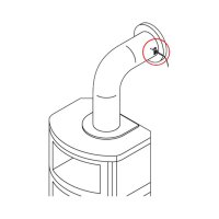 Naber COMPAIR Funk-Temperatursensor für Kaminofen