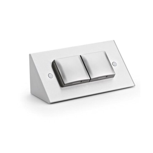 Thebo Mira WA1, Aufbausteckdosenelement, Edelstahl