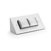 Thebo Mira WA1, Aufbausteckdosenelement, Edelstahl