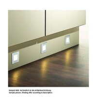 LUMICA Cosi Einbauleuchte / Sockelleuchte LED mit Farbwechsel, ohne Schalter