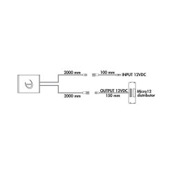 LUMICA LED Touch Schalter, silberfarbig