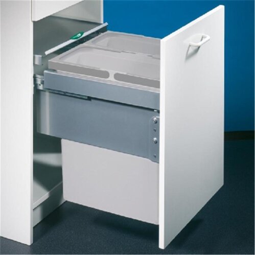 Naber Cox® Base 460 S/450-2, Abfallsammler für Frontauszüge, hellgrau