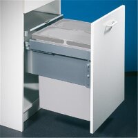 Naber Cox® Base 460 S/450-2, Abfallsammler für Frontauszüge, hellgrau