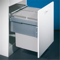 Naber Cox® Base 460 S/500-2, Abfallsammler für Frontauszüge, hellgrau