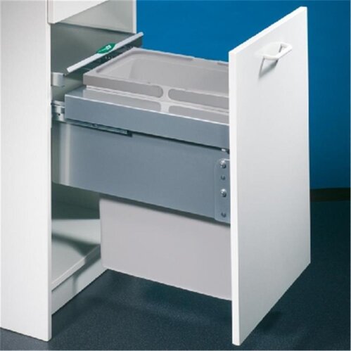 Naber Cox® Base 460 S/400-1, Abfallsammler für Frontauszüge, hellgrau