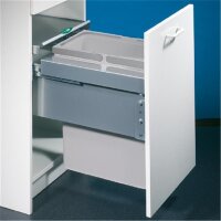 Naber Cox® Base 460 S/400-1, Abfallsammler für Frontauszüge, hellgrau