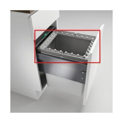 Naber Aufsatzrahmen, hellgrau, für 315 x 382 mm Eimer-Einsätze
