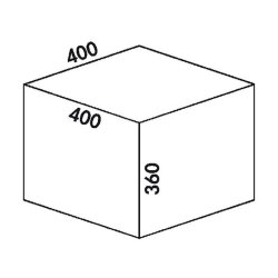 Naber Cox® Box 360 S/400-1, Abfallsammler für...
