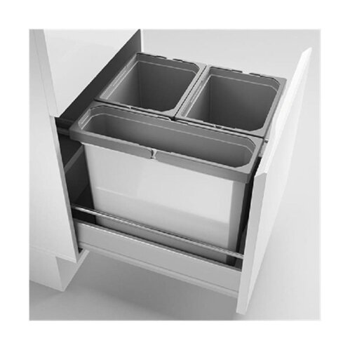Naber Cox® Box 360 S/450-3, Abfallsammler für vorhandene Auszüge, mit Biodeckel
