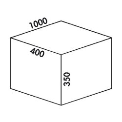 Naber Cox® Box 350 S/1000-4, Abfallsammler für...
