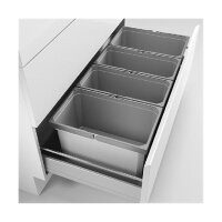 Naber Cox® Box 235 S/1000-4, Abfallsammler für vorhandene Auszüge, hellgrau