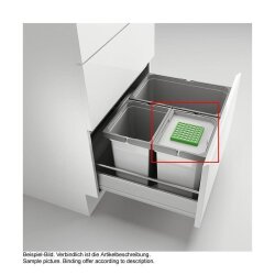Naber Cox® Box 235 K/800-3, Abfallsammler für vorhandene Auszüge, mit Biodeckel