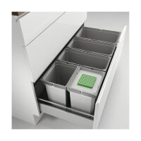 Naber Cox® Box 275 S/1000-5 Bio, Abfallsammler für vorhandene Auszüge, hellgrau