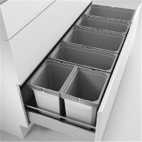 Naber Cox® Box 275 S/1200-6, Abfallsammler für vorhandene Auszüge, hellgrau