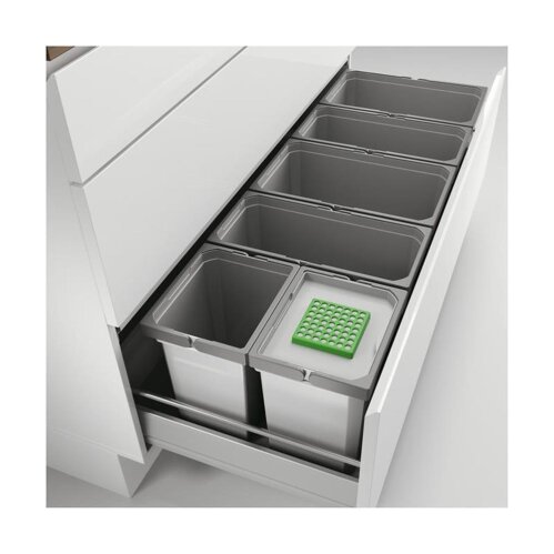 Naber Cox® Box 275 S/1200-6 Bio, Abfallsammler für vorhandene Auszüge, hellgrau