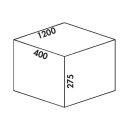 Naber Cox® Box 275 S/1200-6 Bio, Abfallsammler für vorhandene Auszüge, hellgrau