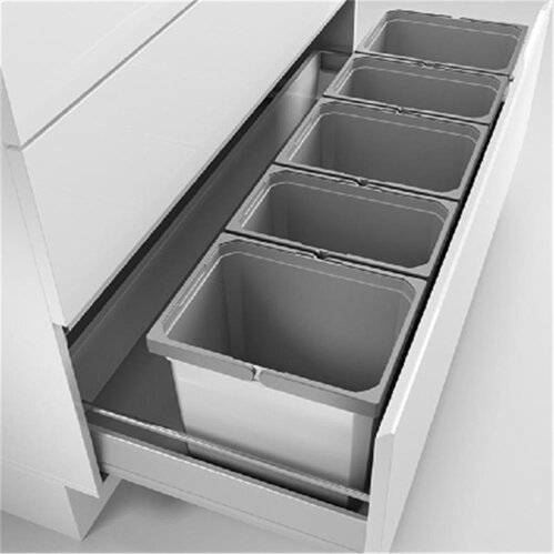 Naber Cox® Box 275 K/1200-5, Abfallsammler für vorhandene Auszüge, ohne Biodeckel