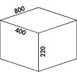 Cox® Box 220/800-4, hellgrau