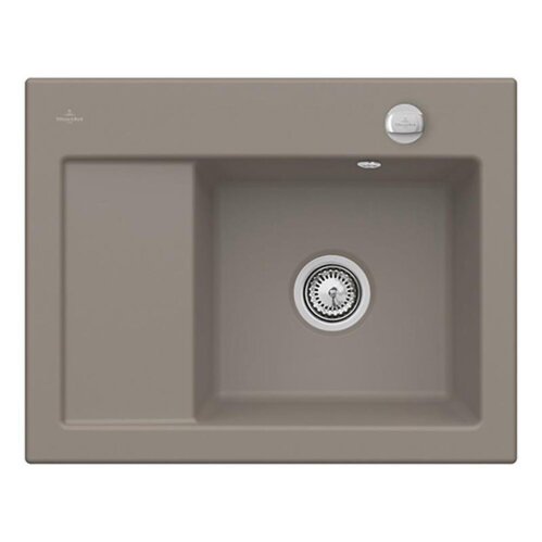 Villeroy & Boch Einbauspüle Subway 45 Compact Becken rechts Premiumline TR Timber Excenterbedienung