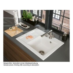 Villeroy & Boch Einbauspüle Subway 45 Compact Becken rechts Premiumline TR Timber Excenterbedienung