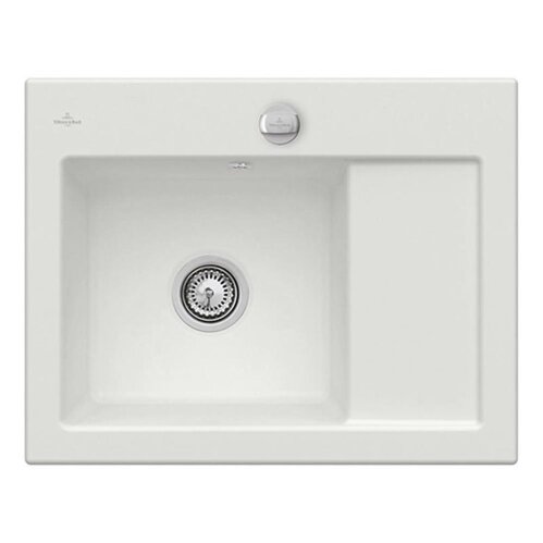 Villeroy & Boch Einbauspüle Subway 45 Compact Becken links Classicline SM Steam Excenterbedienung