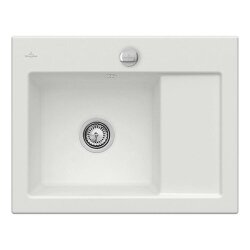 Villeroy & Boch Einbauspüle Subway 45 Compact Becken links Classicline SM Steam Excenterbedienung