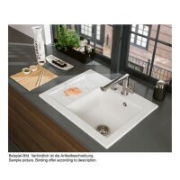 Villeroy & Boch Einbauspüle Subway 45 Compact Becken links Classicline SM Steam Excenterbedienung