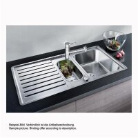BLANCO Einbauspüle CLASSIC Pro 6 S-IF Edelstahl Seidenglanz, InFino Ablaufsystem