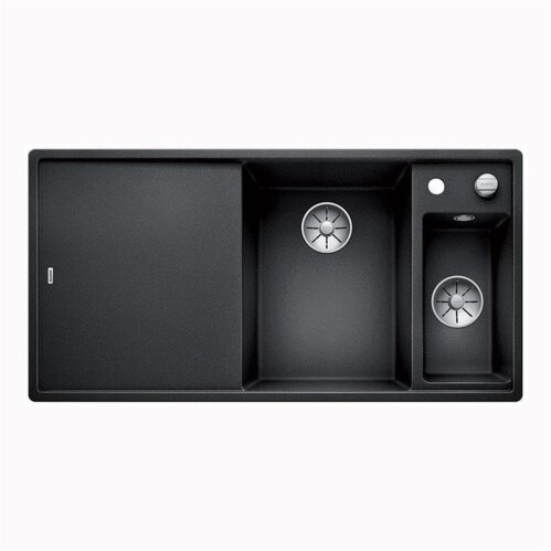 BLANCO Einbauspüle AXIA III 6 S-F Silgranit flächenbündig | InFino Ablauf | mit Glas-Schneidbrett