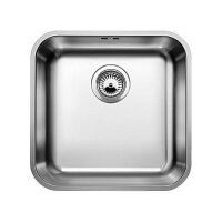 BLANCO Unterbaubecken SUPRA 400-U Edelstahl Bürstfinish